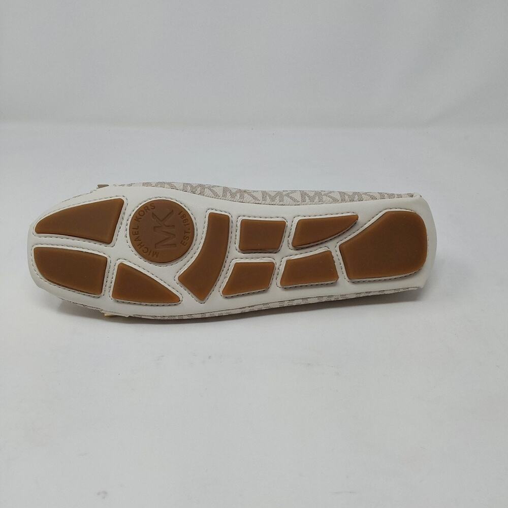 Michael Kors Fulton Moc Vanilla MK Logo Flats Womens Size 6M - Picture 10 of 16